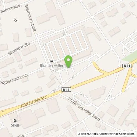 Standortübersicht der Tankstelle Kaufland Dienstleistung GmbH & Co. KG in 91522 Ansbach