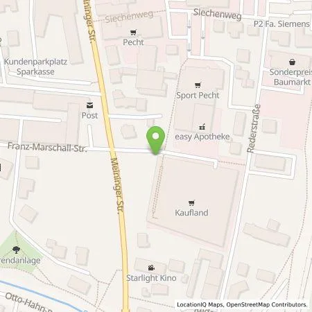 Standortübersicht der Tankstelle Kaufland Dienstleistung GmbH & Co. KG in 97616 Bad Neustadt