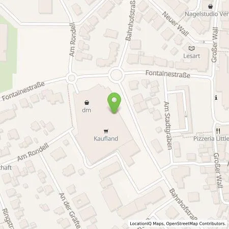 Standortübersicht der Tankstelle Kaufland Dienstleistung GmbH & Co. KG in 33378 Rheda-Wiedenbrück