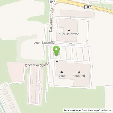 Standortübersicht der Tankstelle Kaufland Dienstleistung GmbH & Co. KG in 85435 Erding