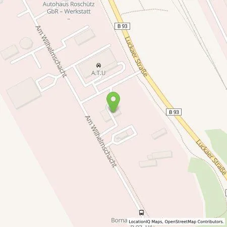 Standortübersicht der Tankstelle Kaufland Dienstleistung GmbH & Co. KG in 04552 Borna