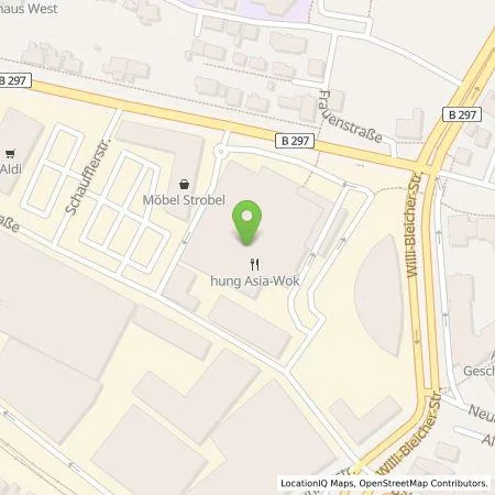 Standortübersicht der Tankstelle Kaufland Dienstleistung GmbH & Co. KG in 73033 Göppingen