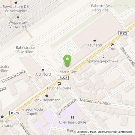 Standortübersicht der Tankstelle Kaufland Dienstleistung GmbH & Co. KG in 42329 Wuppertal Vohwinkel