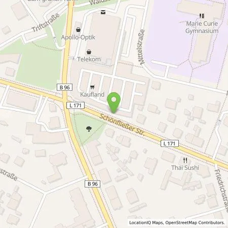 Standortübersicht der Tankstelle Kaufland Dienstleistung GmbH & Co. KG in 16540 Hohen (Neuendorf)