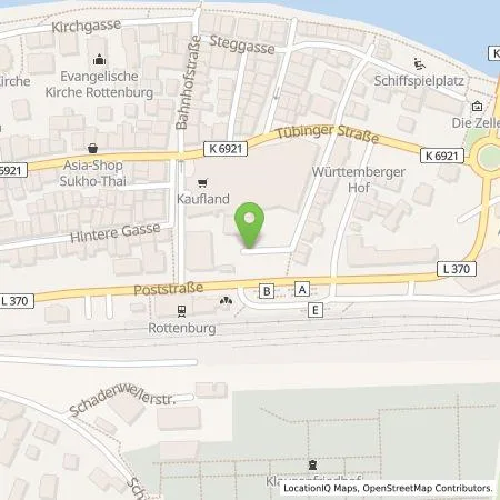 Standortübersicht der Tankstelle Kaufland Dienstleistung GmbH & Co. KG in 72108 Rottenburg am Neckar