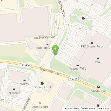 Standortübersicht der Tankstelle Kaufland Dienstleistung GmbH & Co. KG in 76437 Rastatt