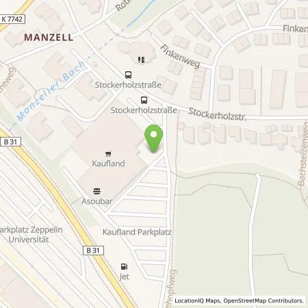 Standortübersicht der Tankstelle Kaufland Dienstleistung GmbH & Co. KG in 88048 Friedrichshafen