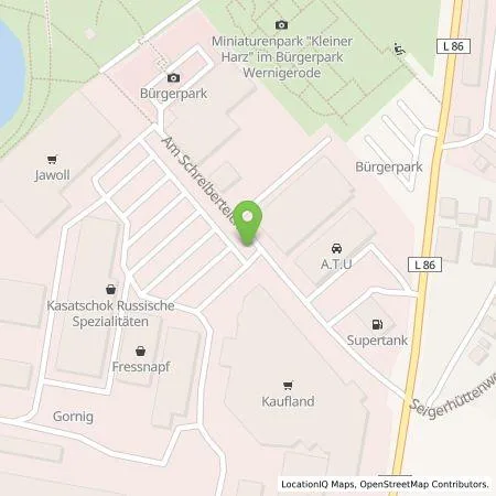 Standortübersicht der Tankstelle Kaufland Dienstleistung GmbH & Co. KG in 38855 Wernigerode