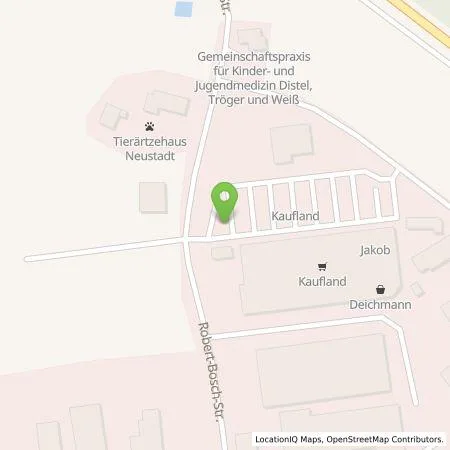 Standortübersicht der Tankstelle Kaufland Dienstleistung GmbH & Co. KG in 91413 Neustadt an der Aisch