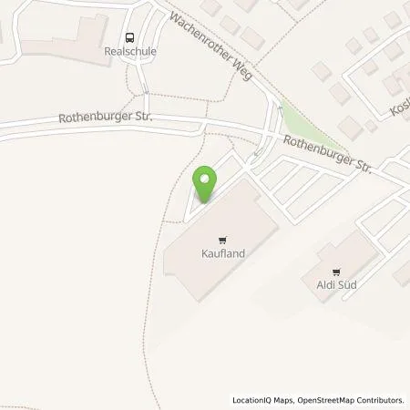 Standortübersicht der Tankstelle Kaufland Dienstleistung GmbH & Co. KG in 91315 Höchstadt a.d.Aisch