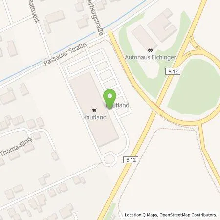 Standortübersicht der Tankstelle Kaufland Dienstleistung GmbH & Co. KG in 94060 Pocking