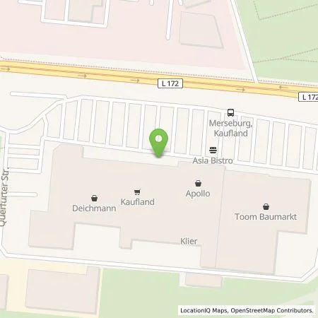 Standortübersicht der Tankstelle Kaufland Dienstleistung GmbH & Co. KG in 06217 Merseburg