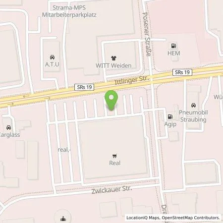 Standortübersicht der Tankstelle Kaufland Dienstleistung GmbH & Co. KG in 94315 Straubing