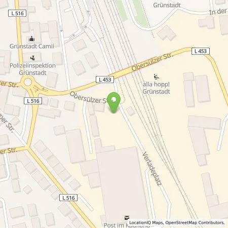 Standortübersicht der Tankstelle Kaufland Dienstleistung GmbH & Co. KG in 67269 Grünstadt