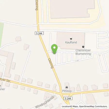 Standortübersicht der Tankstelle Kaufland Dienstleistung GmbH & Co. KG in 09212 Limbach-Oberfrohna