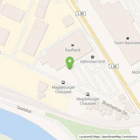 Standortübersicht der Tankstelle Kaufland Dienstleistung GmbH & Co. KG in 06118 Halle a.d. Saale