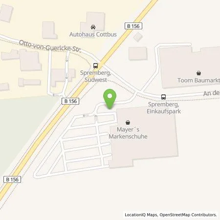 Standortübersicht der Tankstelle Kaufland Dienstleistung GmbH & Co. KG in 03130 Spremberg