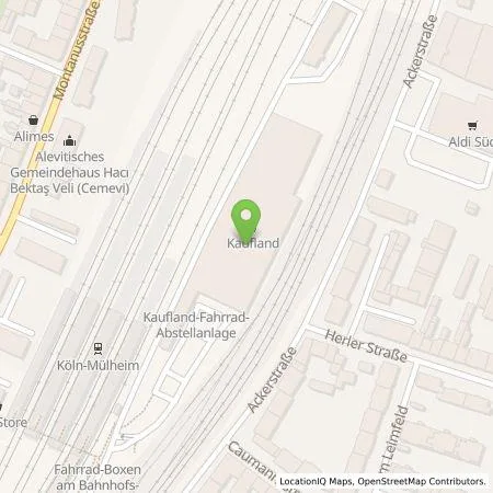 Standortübersicht der Tankstelle Kaufland Dienstleistung GmbH & Co. KG in 51065 Köln