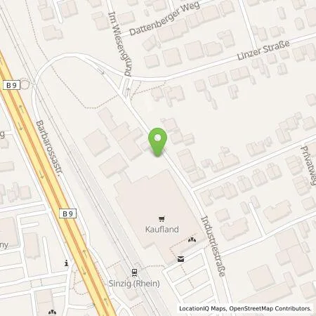 Standortübersicht der Tankstelle Kaufland Dienstleistung GmbH & Co. KG in 53489 Sinzig