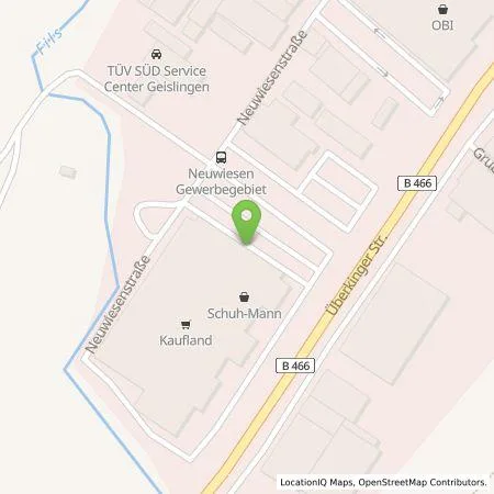 Standortübersicht der Tankstelle Kaufland Dienstleistung GmbH & Co. KG in 73312 Geislingen an der Steige