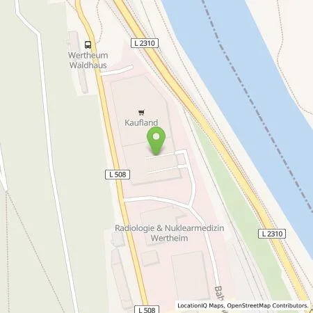 Standortübersicht der Tankstelle Kaufland Dienstleistung GmbH & Co. KG in 97877 Wertheim