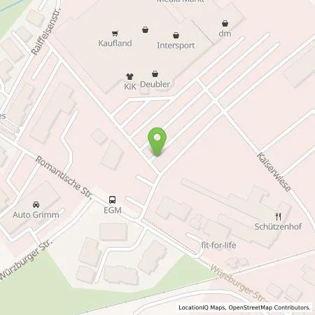 Standortübersicht der Tankstelle Kaufland Dienstleistung GmbH & Co. KG in 86720 Nördlingen