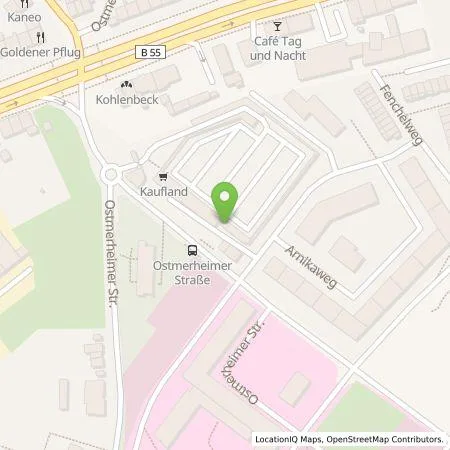 Standortübersicht der Tankstelle Kaufland Dienstleistung GmbH & Co. KG in 51109 Köln (Merheim)