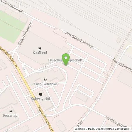 Standortübersicht der Tankstelle Kaufland Dienstleistung GmbH & Co. KG in 95032 Hof