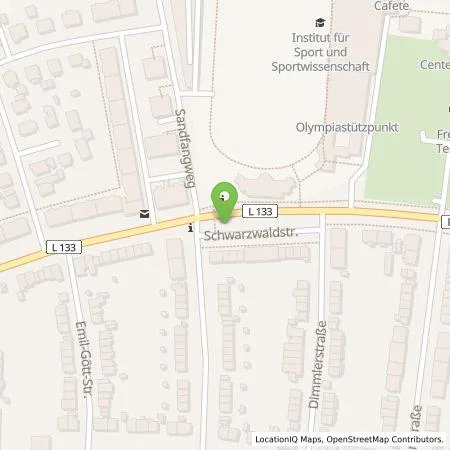 Standortübersicht der Tankstelle badenova AG & Co. KG in 79102 Freiburg im Breisgau