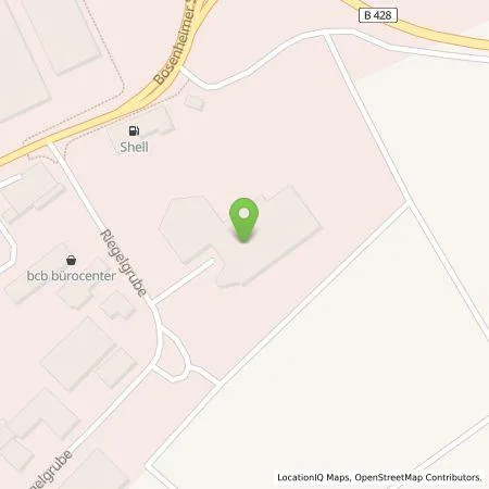 Standortübersicht der Tankstelle Shell Deutschland GmbH in 55543 Bad Kreuznach