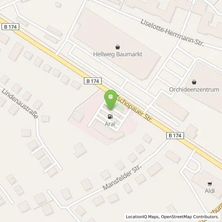 Standortübersicht der Tankstelle BP Europa SE in 09126 Chemnitz