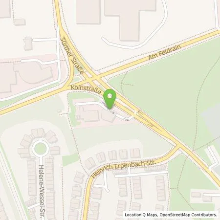 Standortübersicht der Tankstelle BP Europa SE in 50999 Köln