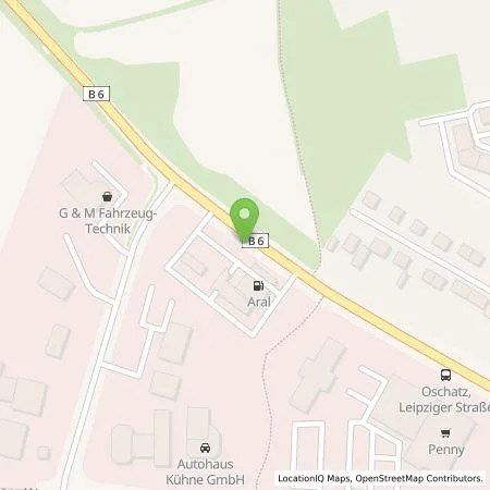 Standortübersicht der Tankstelle BP Europa SE in 04758 Oschatz