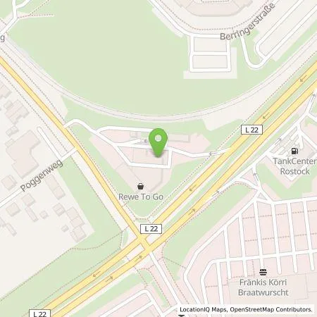 Standortübersicht der Tankstelle BP Europa SE in 18146 Rostock