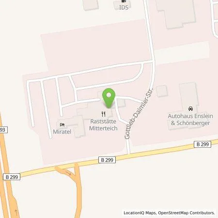 Standortübersicht der Tankstelle BP Europa SE in 95666 Mitterteich