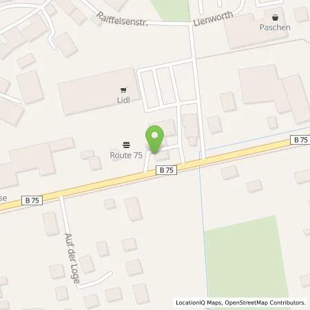 Standortübersicht der Tankstelle BP Europa SE in 27367 Sottrum