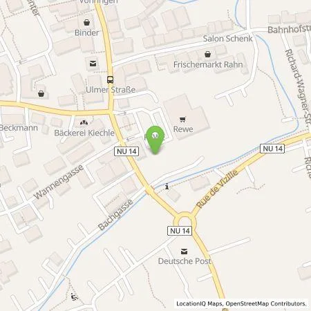 Standortübersicht der Tankstelle Shell Deutschland GmbH in 89269 Vöhringen