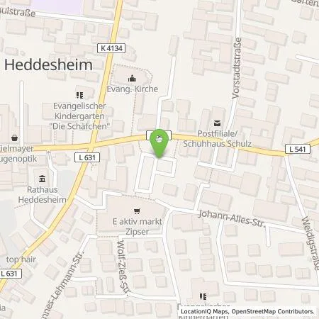 Standortübersicht der Tankstelle Stadtwerke Viernheim GmbH in 68542 Heddesheim