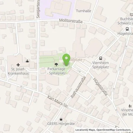 Standortübersicht der Tankstelle Stadtwerke Viernheim GmbH in 68519 Viernheim