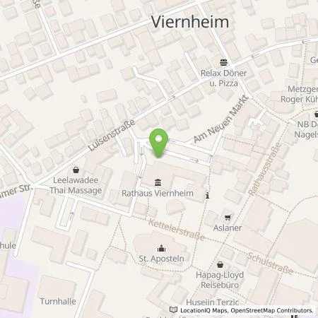 Standortübersicht der Tankstelle Stadtwerke Viernheim GmbH in 68519 Viernheim