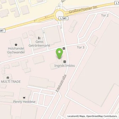 Standortübersicht der Tankstelle Stadtwerke Viernheim GmbH in 68542 Heddesheim