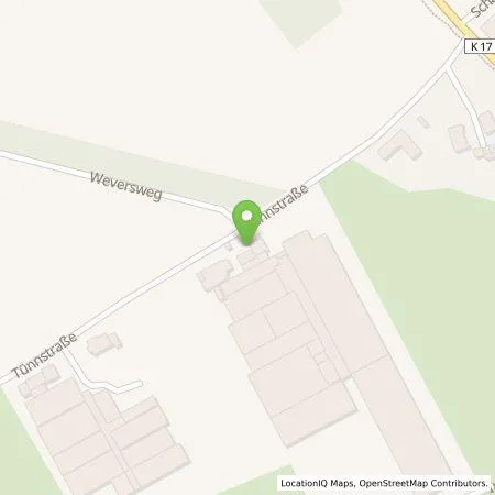 Standortübersicht der Tankstelle Janßen Sunergy GmbH in 47624 Kevelaer