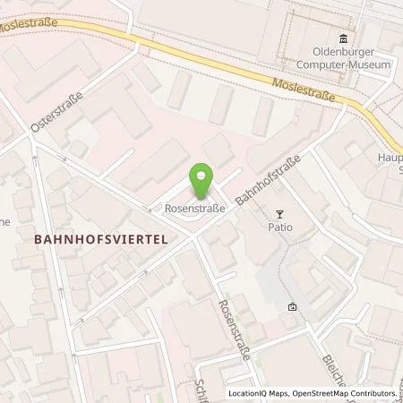 Standortübersicht der Tankstelle Olegeno Oldenburger Energie-Genossenschaft eG in 26122 Oldenburg