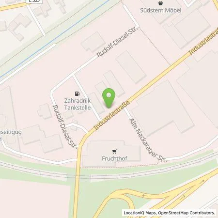 Standortübersicht der Tankstelle Stadtwerke Mosbach GmbH in 74821 Mosbach