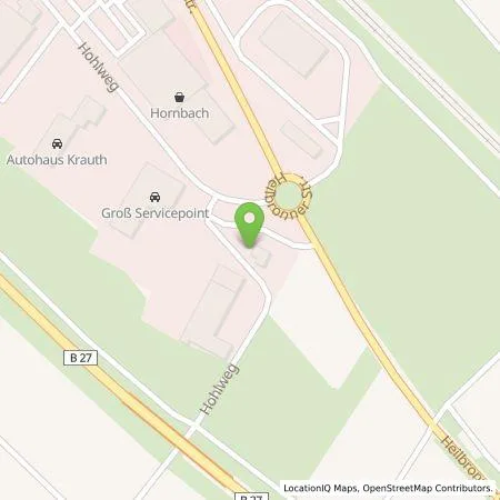 Standortübersicht der Tankstelle Stadtwerke Mosbach GmbH in 74821 Mosbach