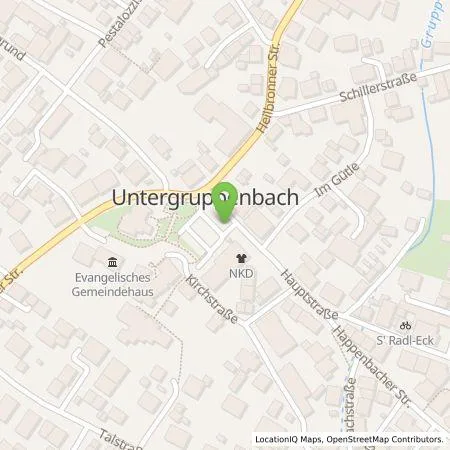 Standortübersicht der Tankstelle SMATRICS GmbH & Co KG in 74199 Untergruppenbach