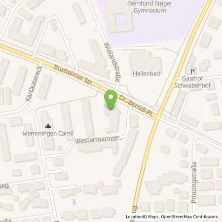 Standortübersicht der Tankstelle e-con AG in 87700 Memmingen