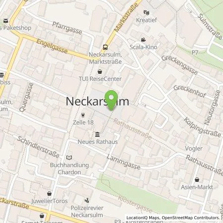 Standortübersicht der Tankstelle SMATRICS GmbH & Co KG in 74172 Neckarsulm