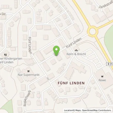 Standortübersicht der Tankstelle SMATRICS GmbH & Co KG in 88400 Biberach