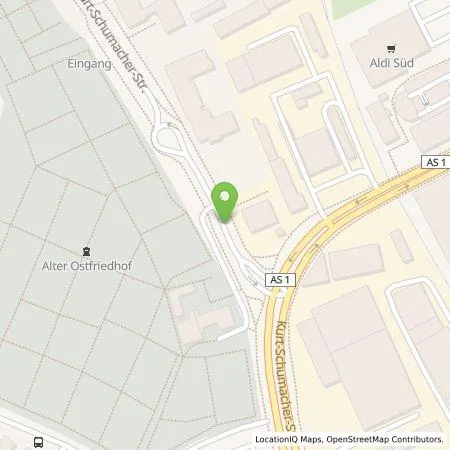 Standortübersicht der Tankstelle SMATRICS GmbH & Co KG in 86165 Augsburg